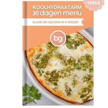 koolhydraatarm 30 dagen menu boek